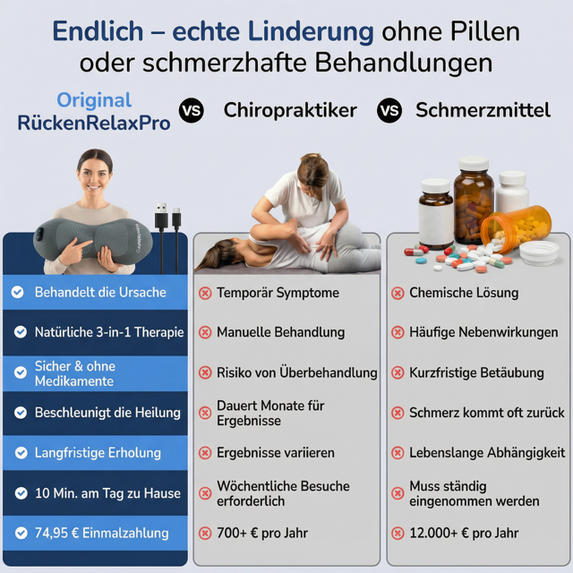 RückenRelaxPro 3-in-1-Rückentherapie